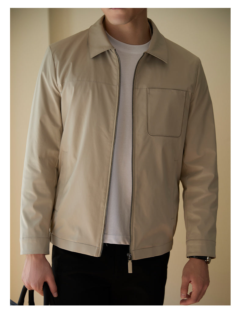Men’s Puffer Lapel Jacket