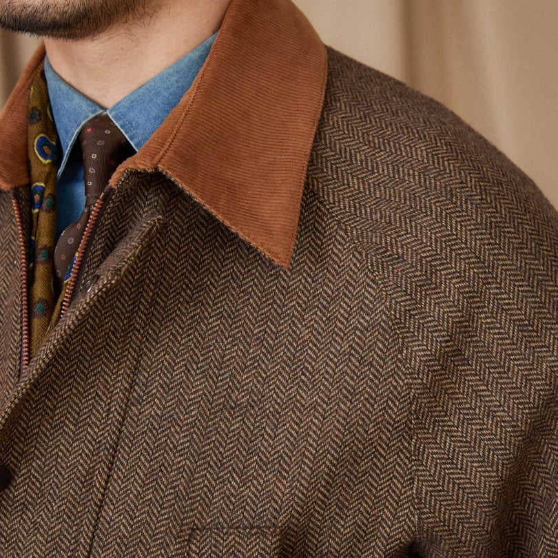 Men’s wool safari jacket