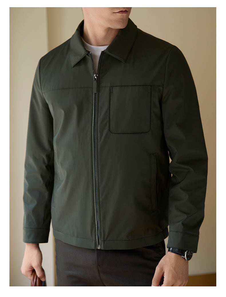 Men’s Puffer Lapel Jacket