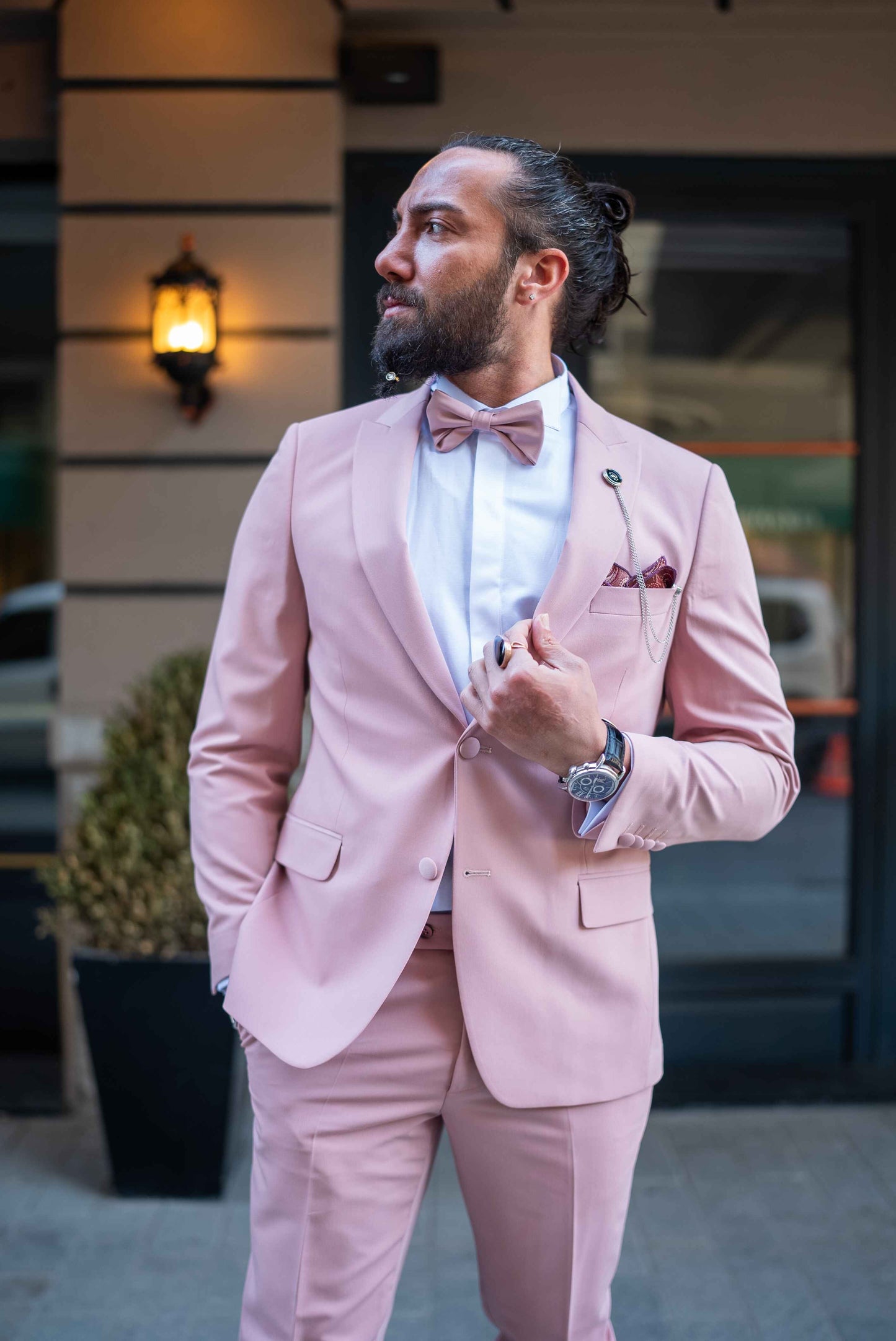 Rose Dawn Slim Fit Tuxedo