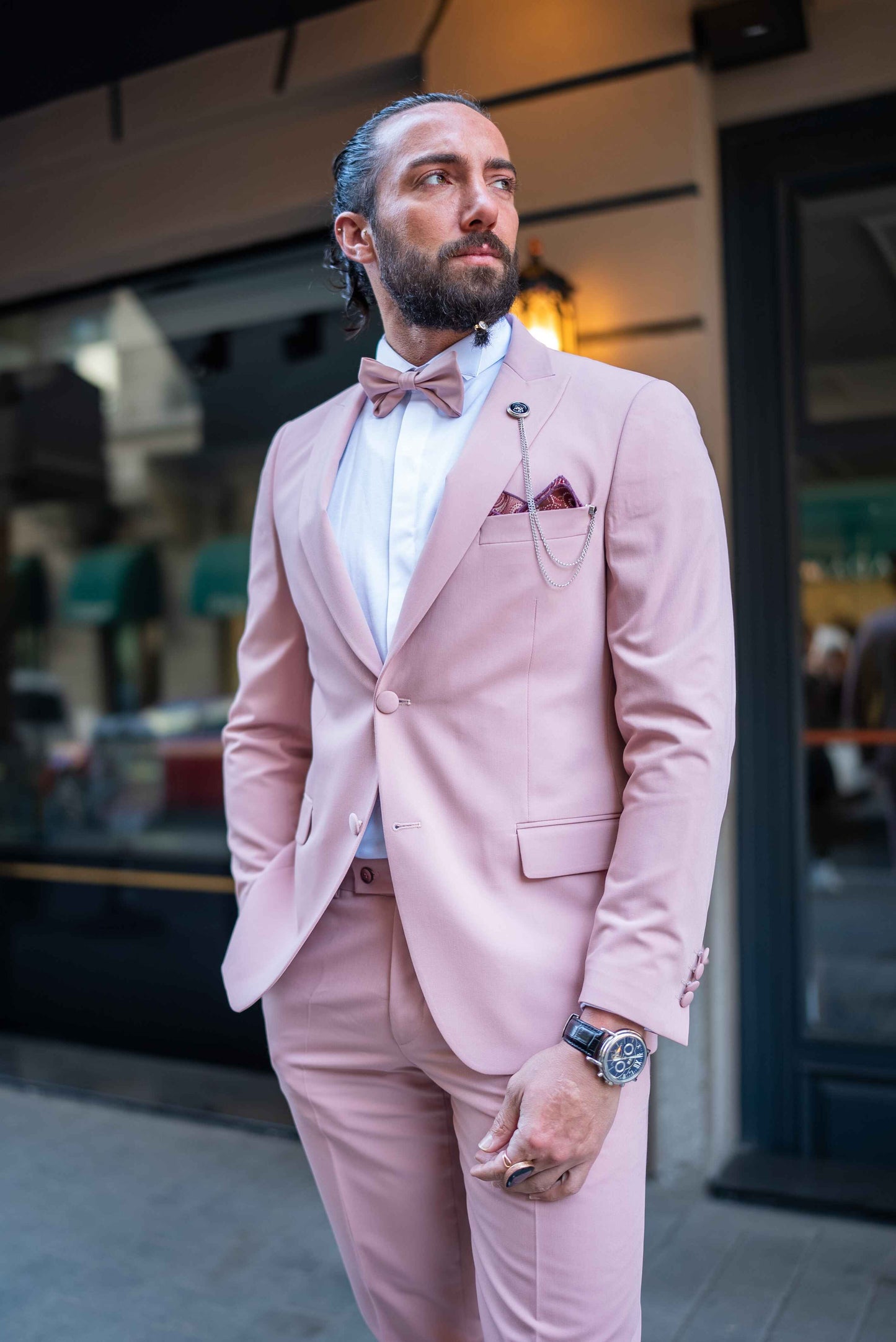 Rose Dawn Slim Fit Tuxedo