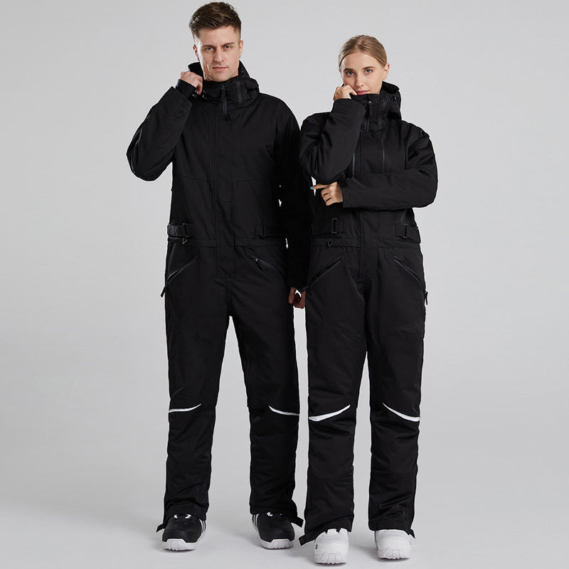 Waterproof Windproof Cotton-Filled Ski Suit, Multiple Colors