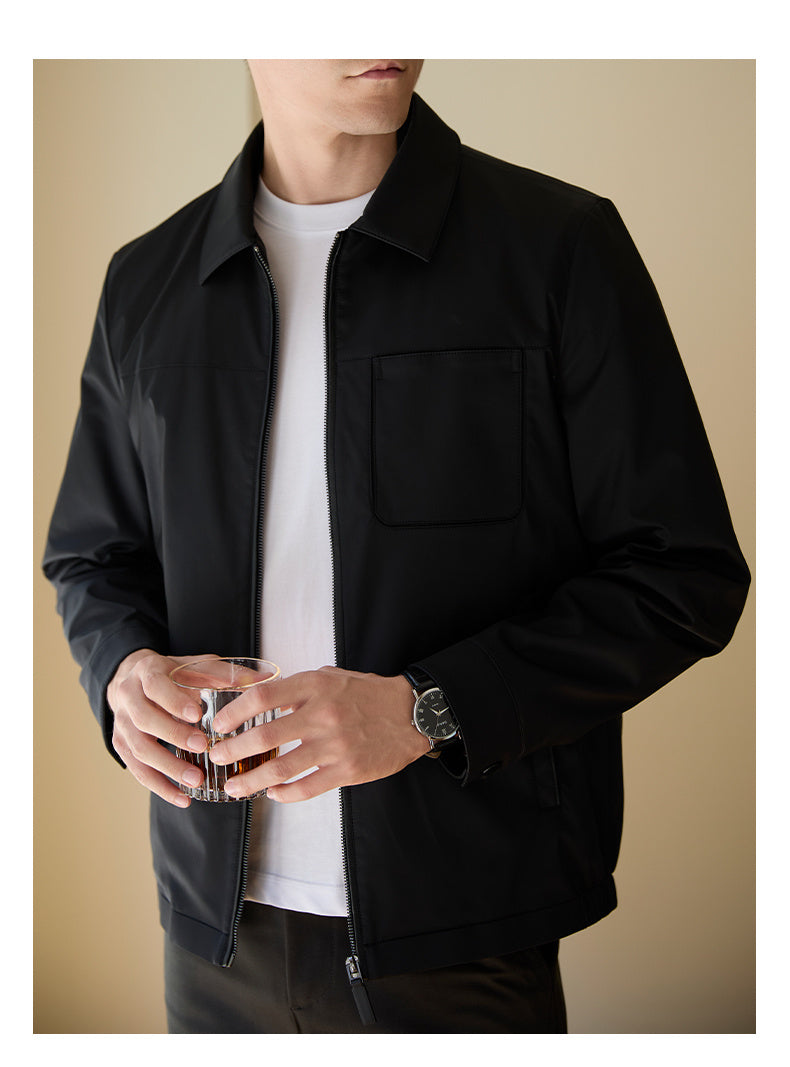 Men’s Puffer Lapel Jacket