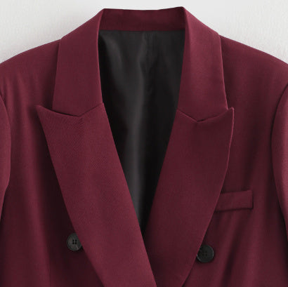 Women’s double-breasted suit coat