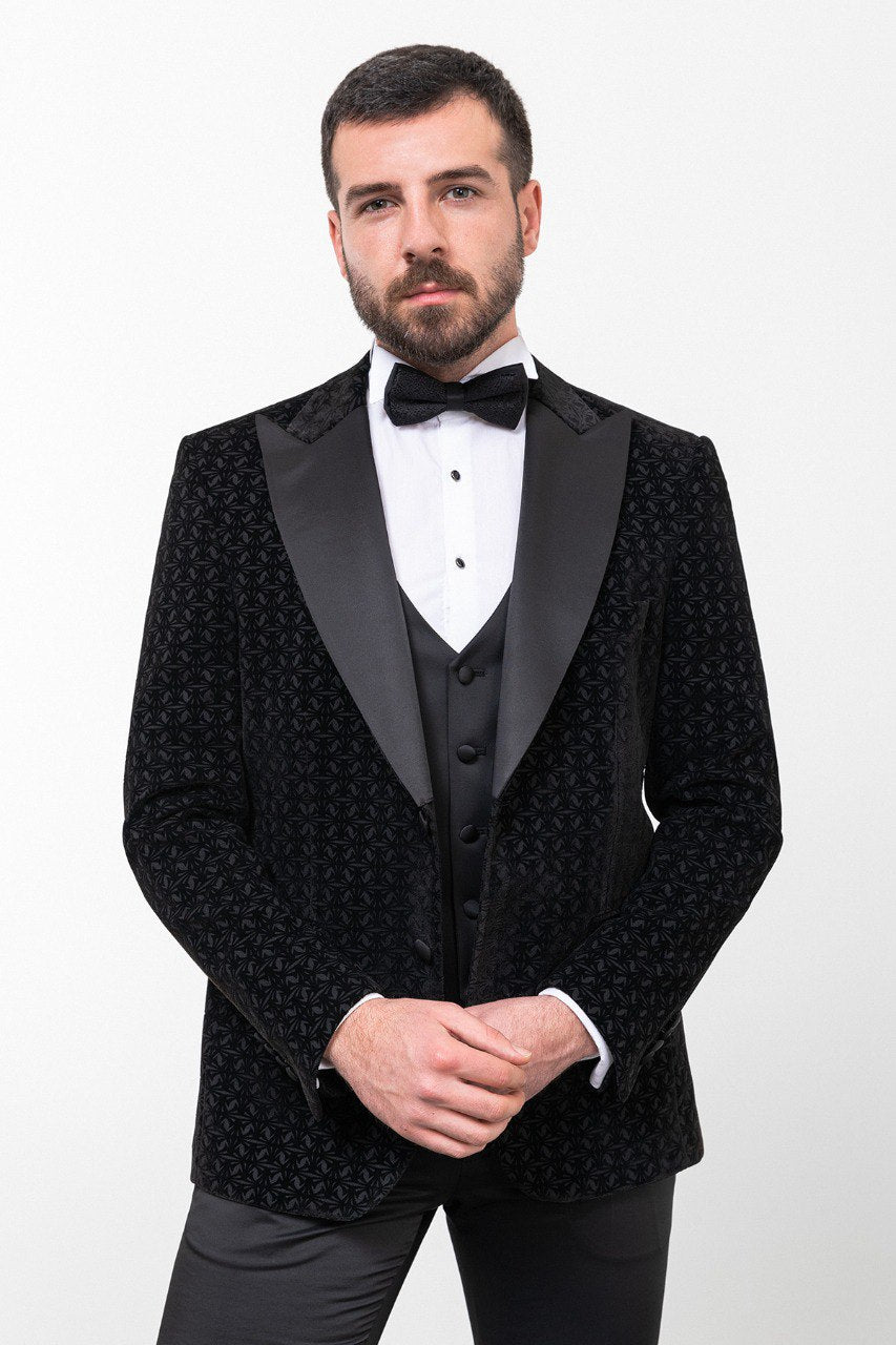 Black Monarch Wedding Tuxedo