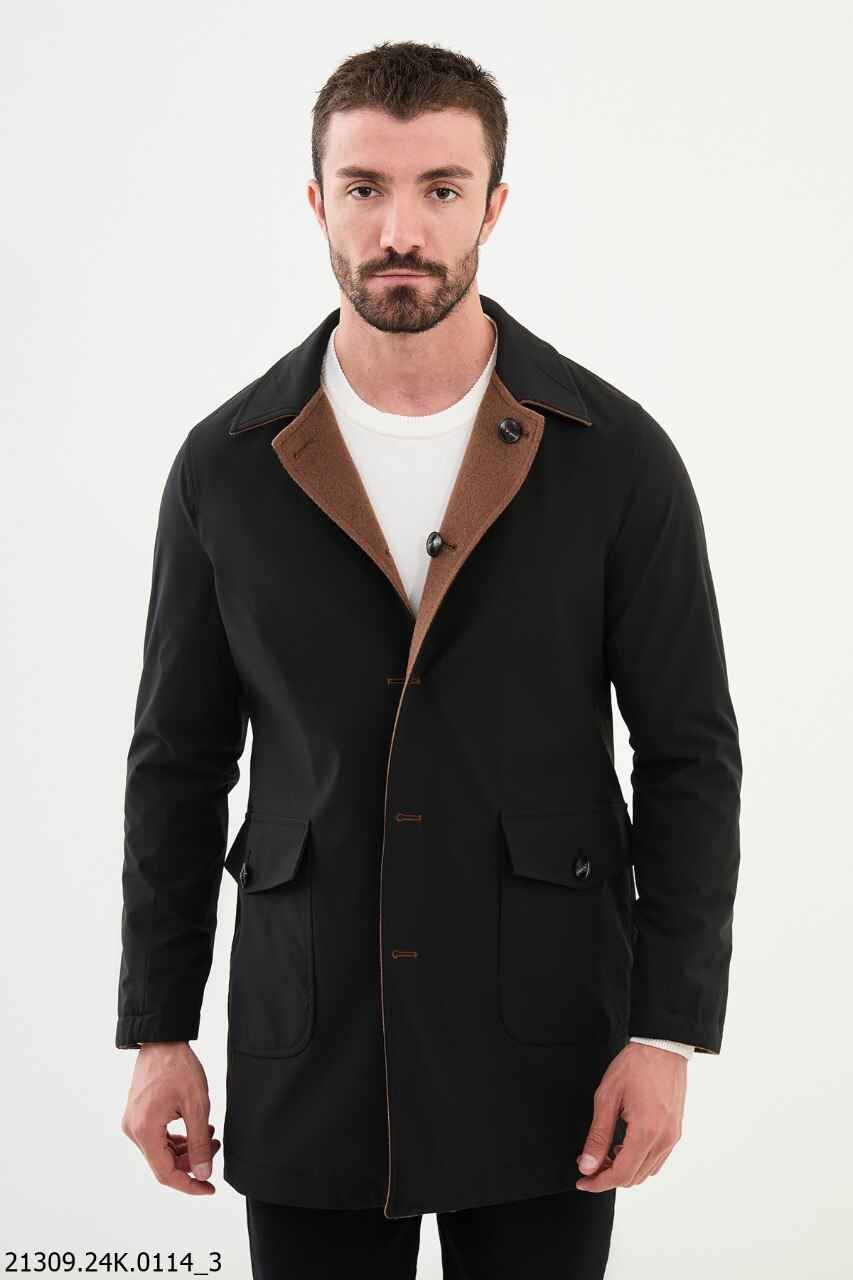 Men's Smart Casual Cotton Blend Outercoat