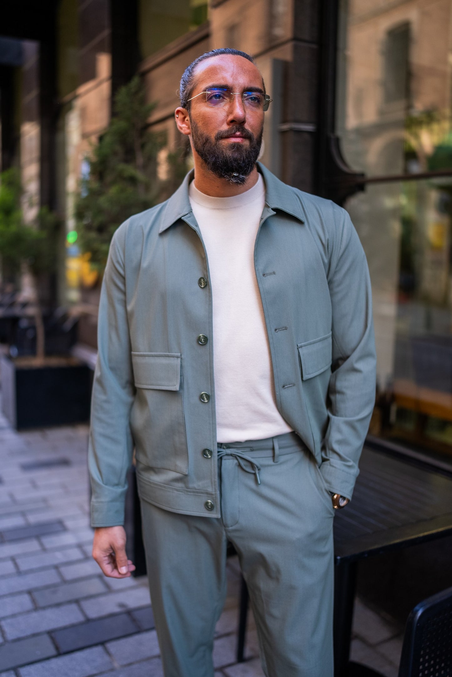 Sage Green Casual Summer Set