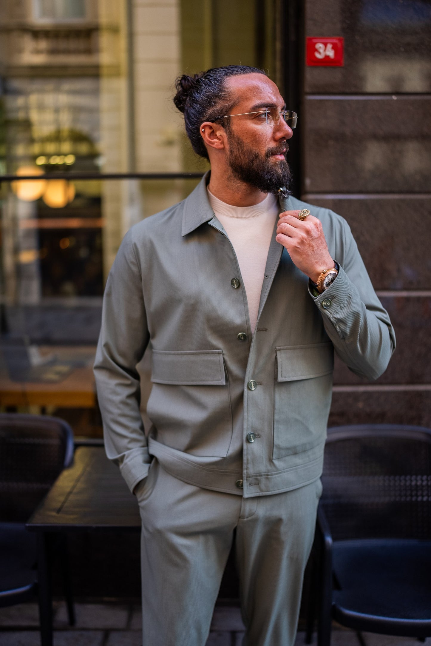 Sage Green Casual Summer Set