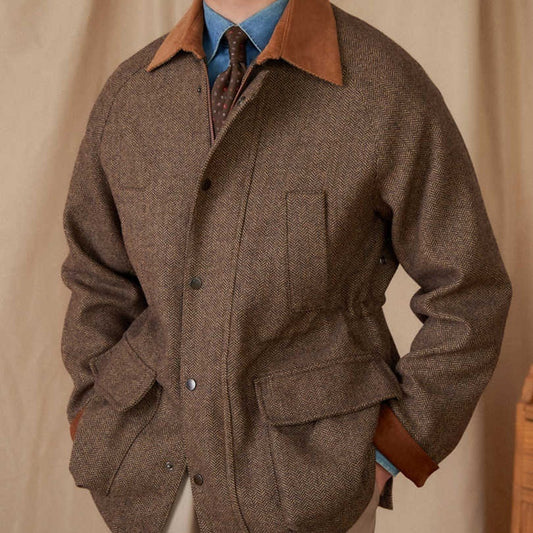 Men’s wool safari jacket