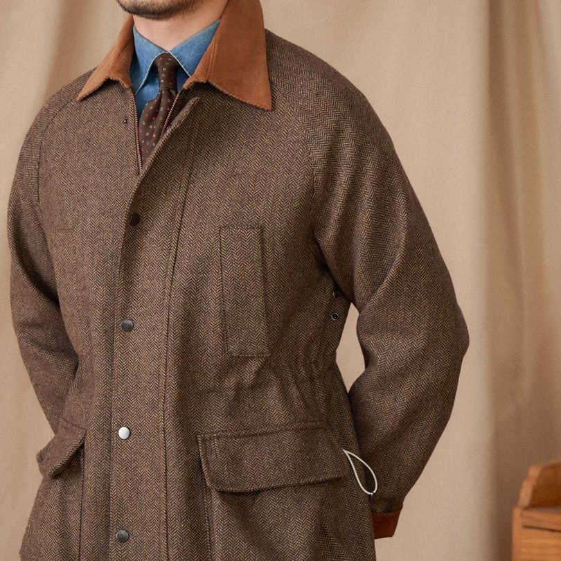 Men’s wool safari jacket