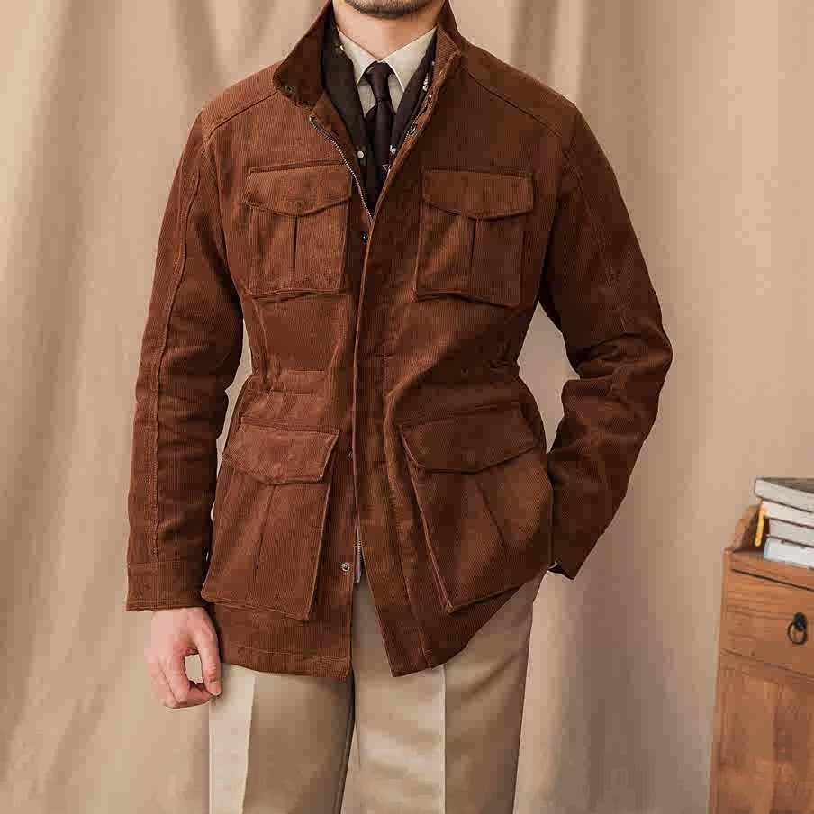 Men’s corduroy safari jacket,