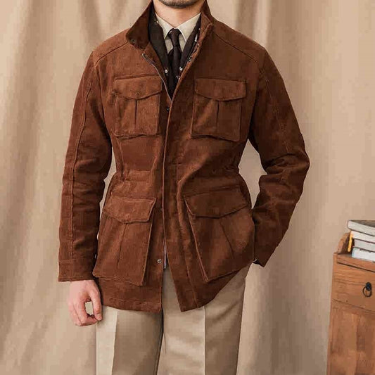 Men’s corduroy safari jacket,