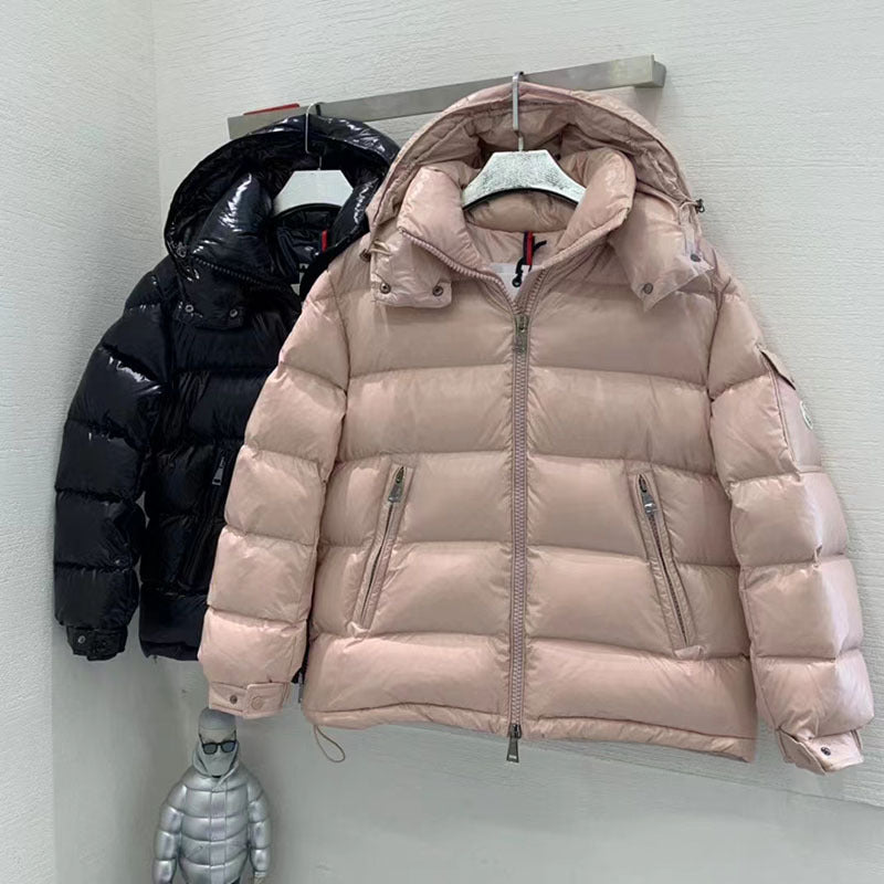 Women’s Casual Short Thickened Goose Down Cashmere Jacket