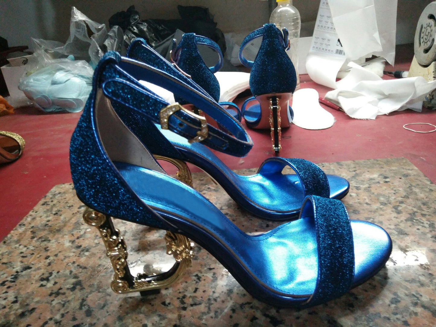 Women's Gold High heels