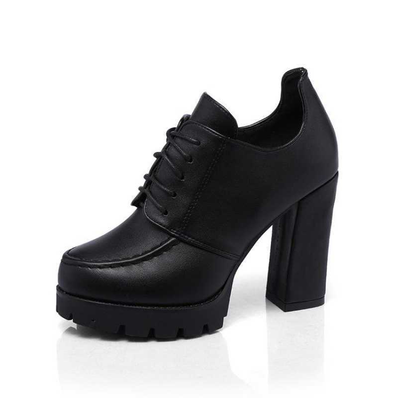 Women’s Platform High Heels with Thick Block Heels