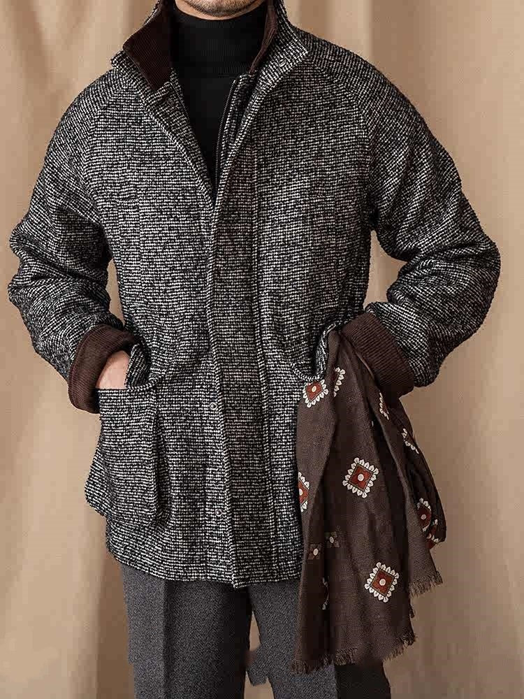 Men’s Heavy Wool Winter Coat
