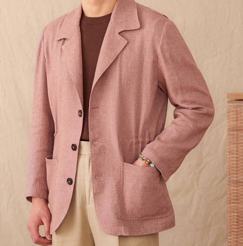 Men’s Lightweight Cotton Linen Coat