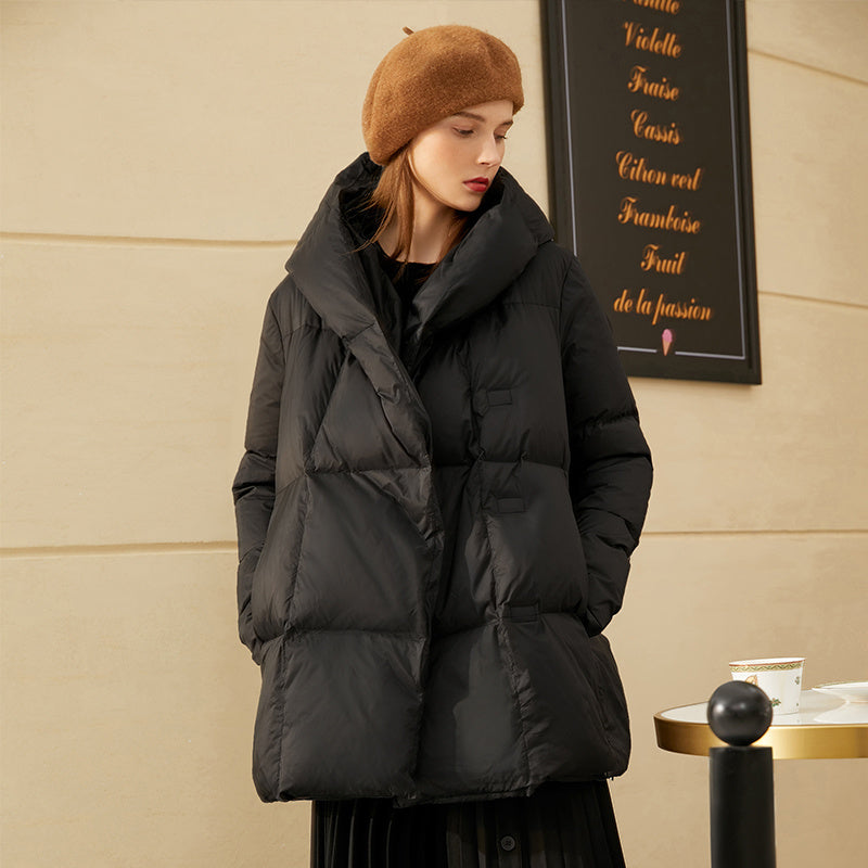 Light Hooded White Duck Down Jacket – Multi Colors