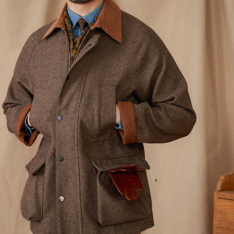 Men’s wool safari jacket