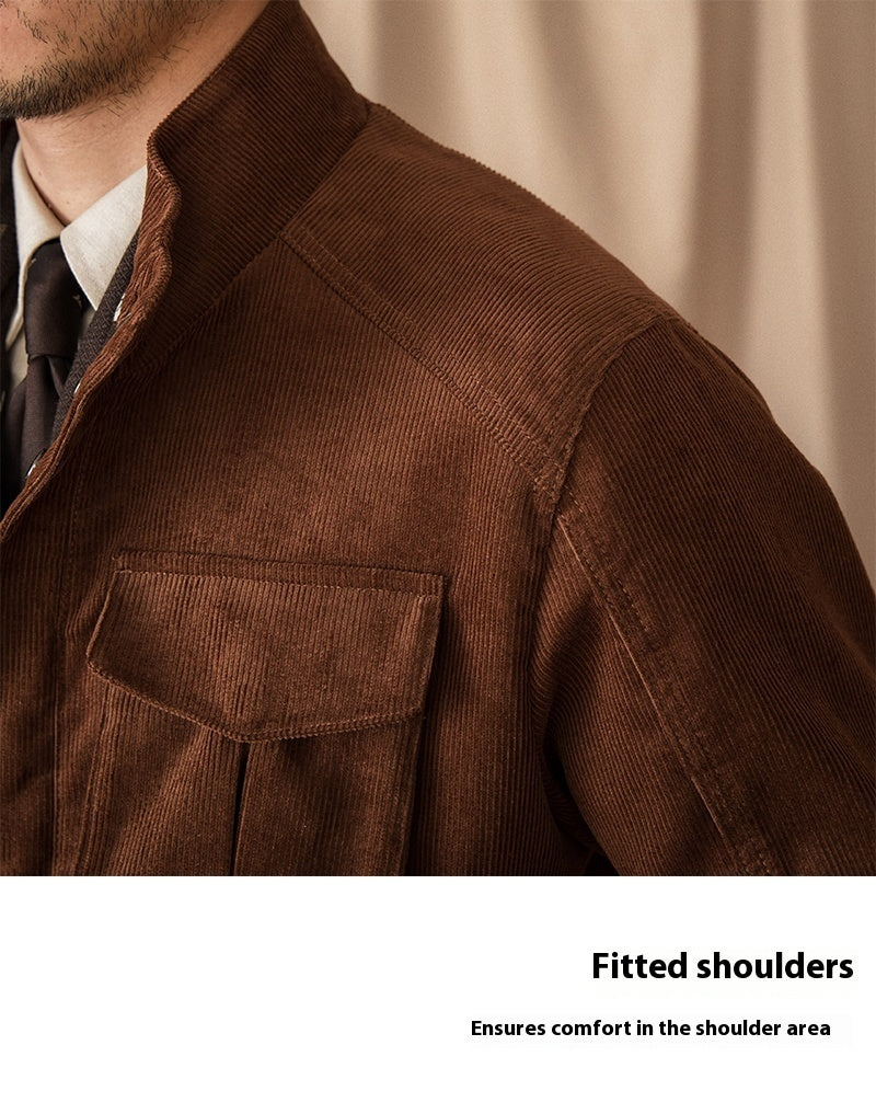 Men’s corduroy safari jacket,