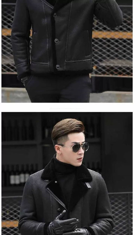 Men’s Fur Lined Short Coat