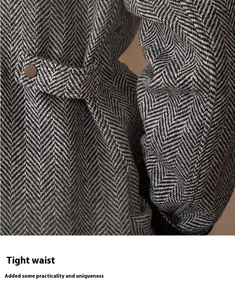 Men’s Heavy Wool Herringbone Jacket