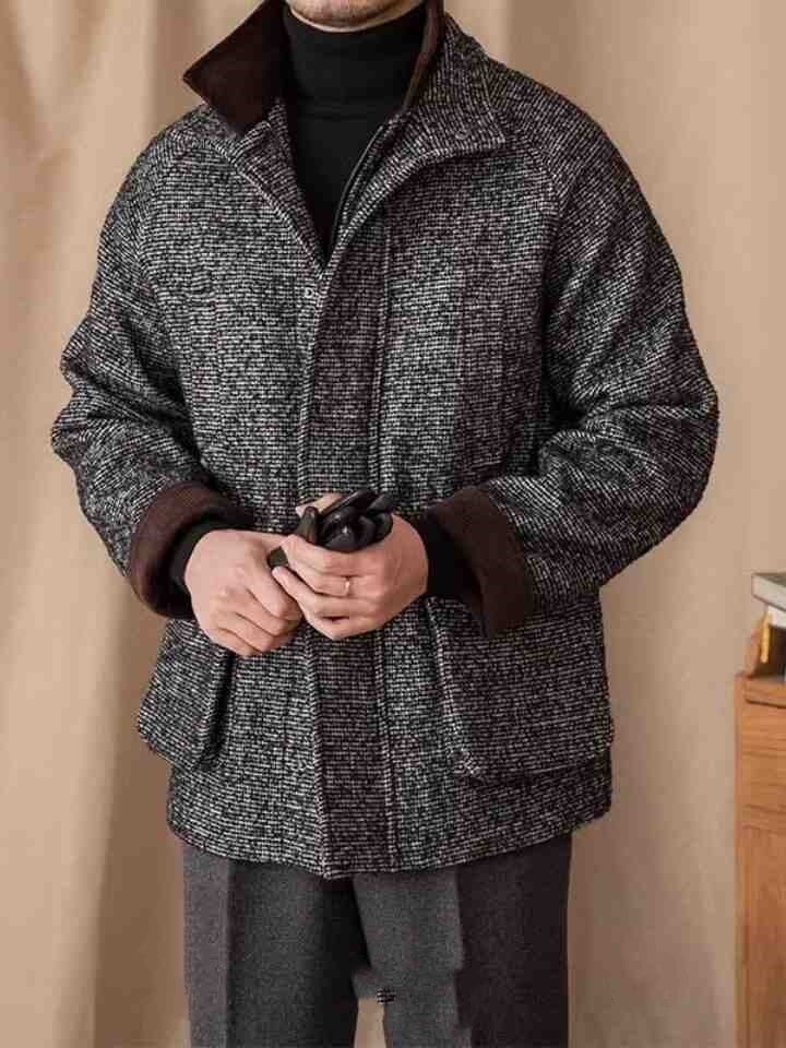 Men’s Heavy Wool Winter Coat