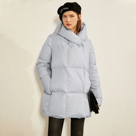 Light Hooded White Duck Down Jacket – Multi Colors