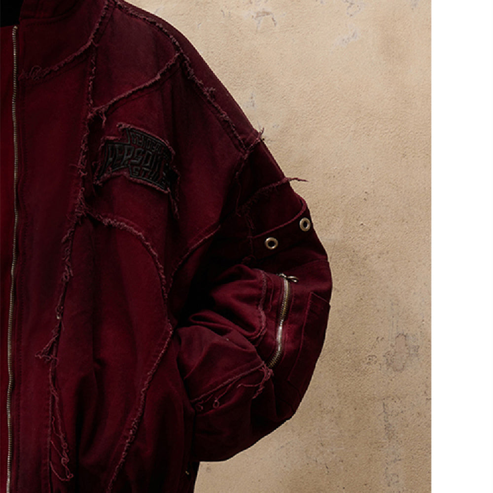 Organic Cotton Hooded Cardigan Jacket – Hand Painted