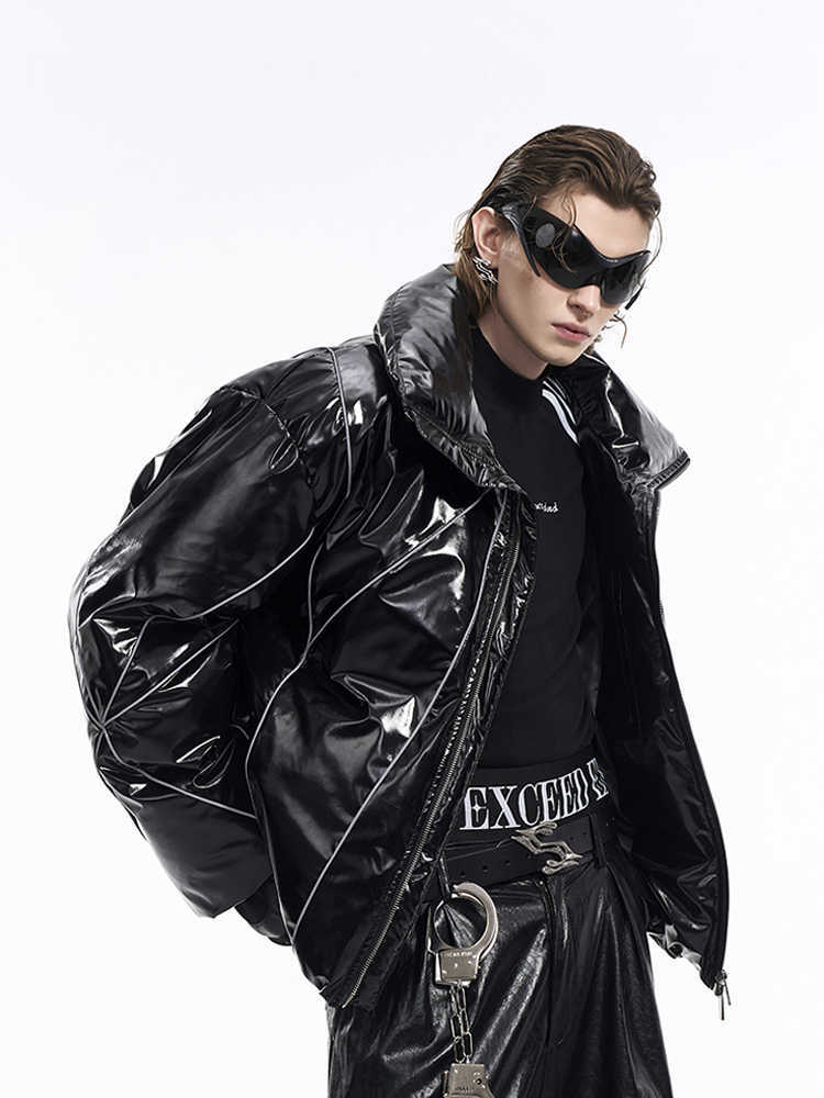 Men’s glossy puffer jacket