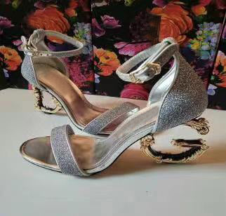 Women's Gold High heels