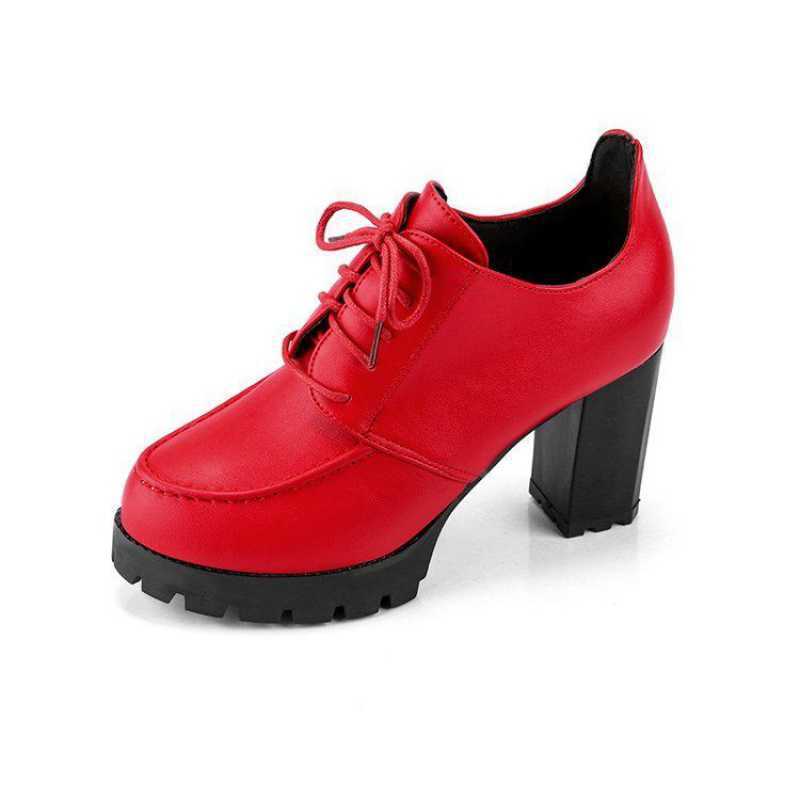 Women’s Platform High Heels with Thick Block Heels