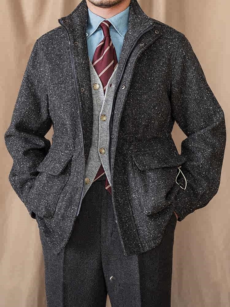 Men’s Wool & Mulberry Silk Jacket