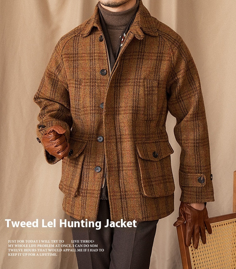 Men’s Wool Tweed Safari Jacket
