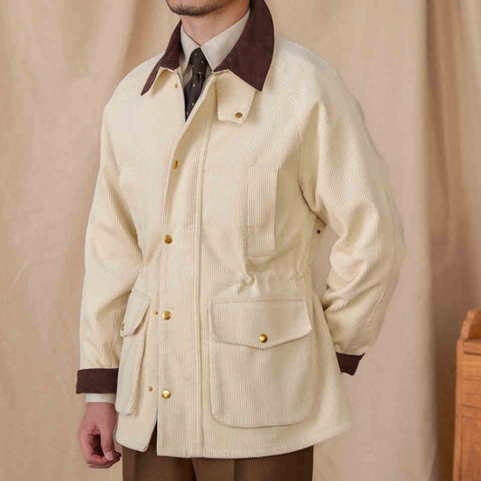 Men’s thermal cotton corduroy safari Jacket