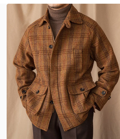 Men’s Wool Tweed Safari Jacket