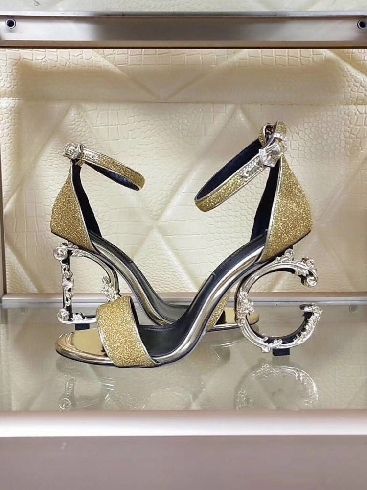 Women's Gold High heels