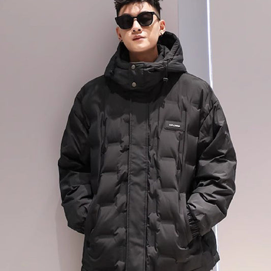 Men’s White Duck Down Winter Jacket