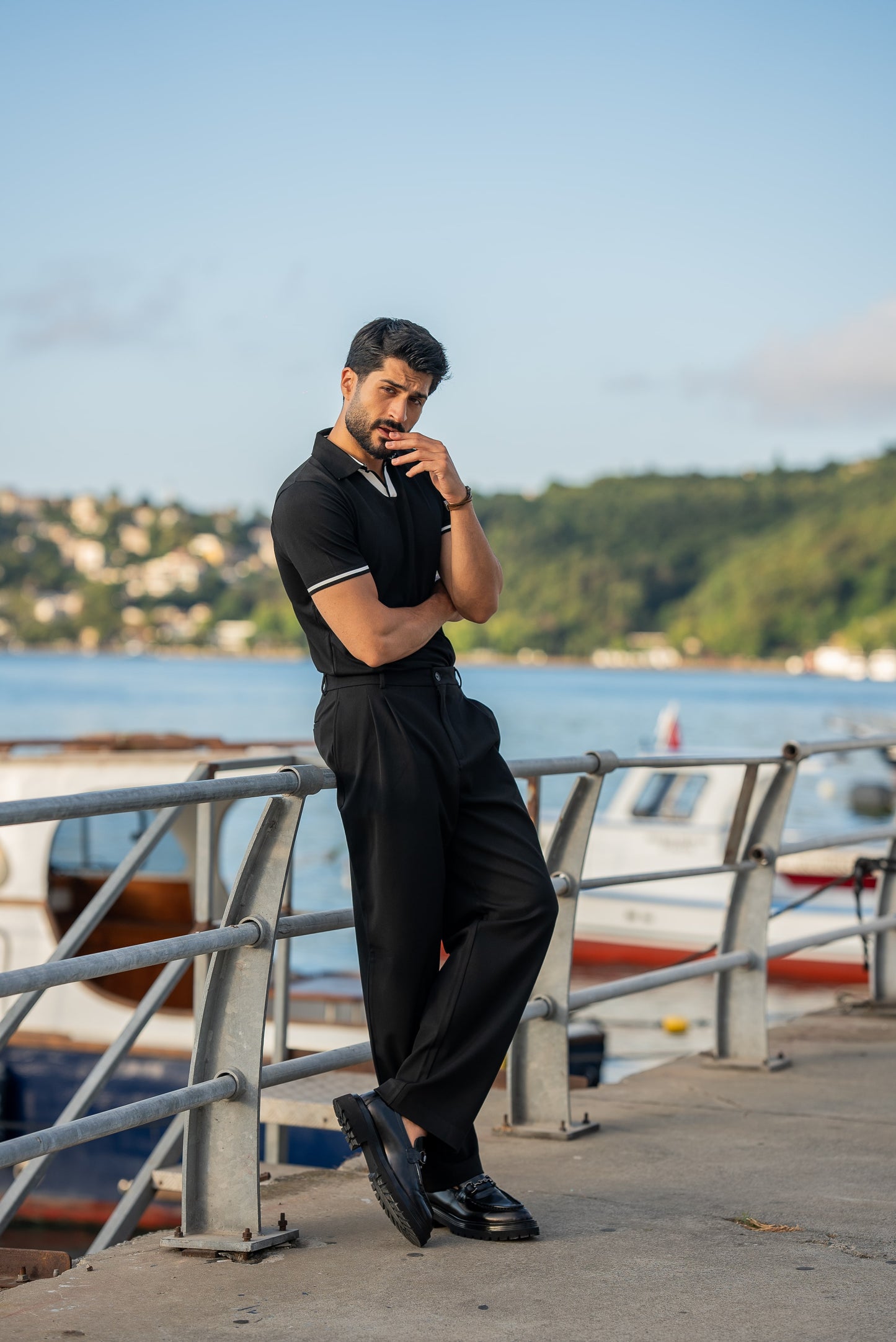 Black Polo for Men