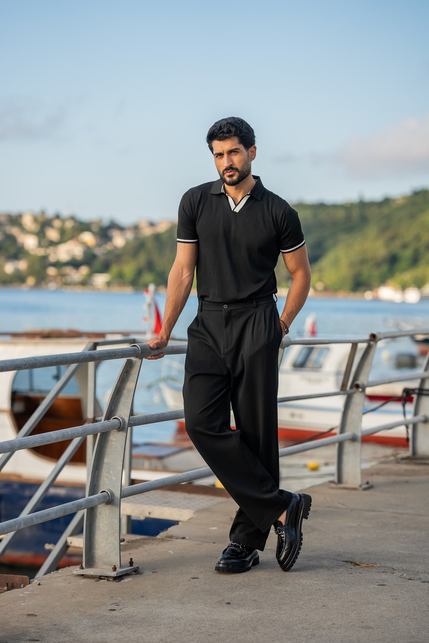 Black Polo for Men