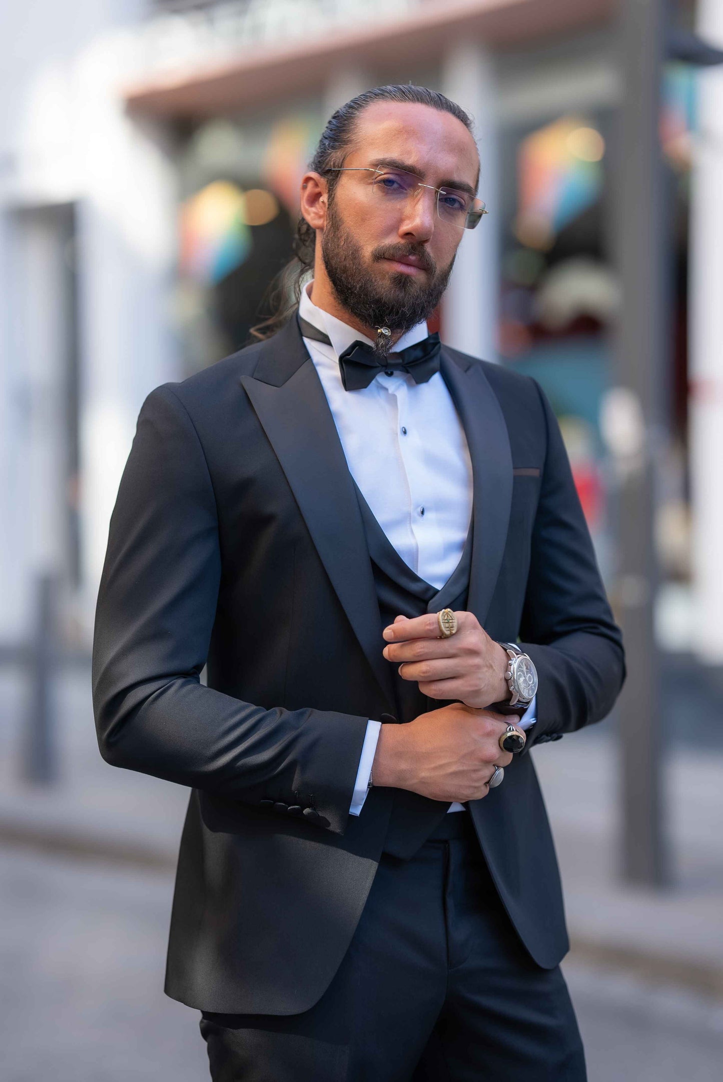 Obsidian Peak Lapel Tuxedo