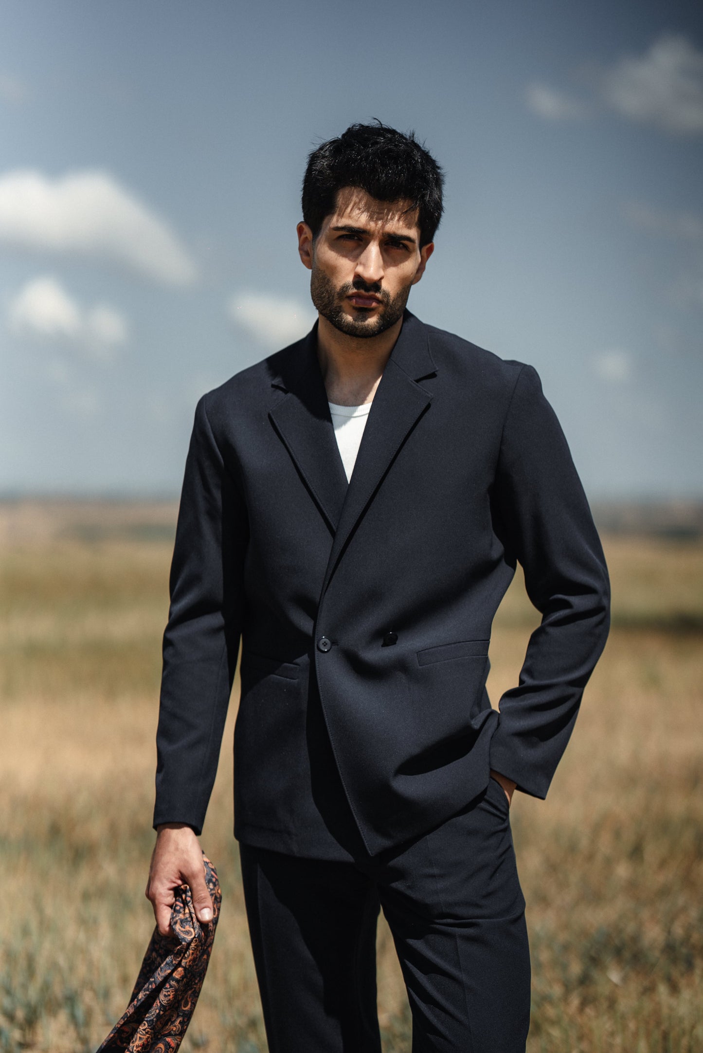 Luxury Navy Blue Men’s Suit