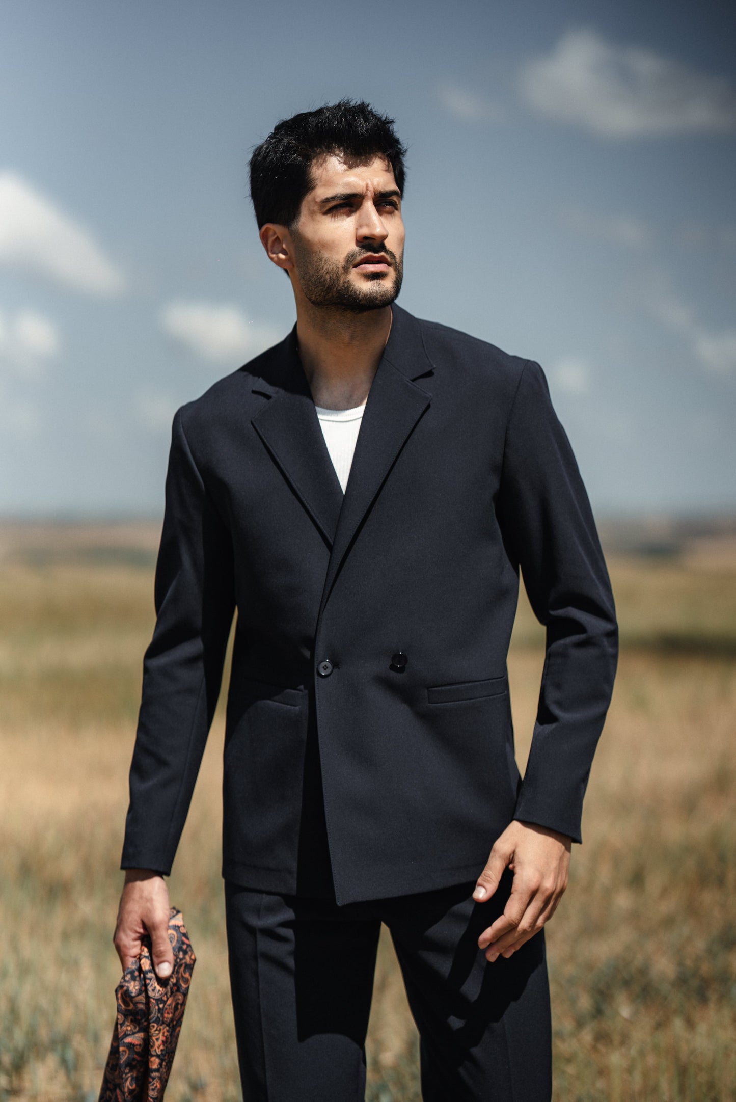 Luxury Navy Blue Men’s Suit