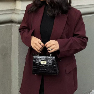 Women’s double-breasted suit coat