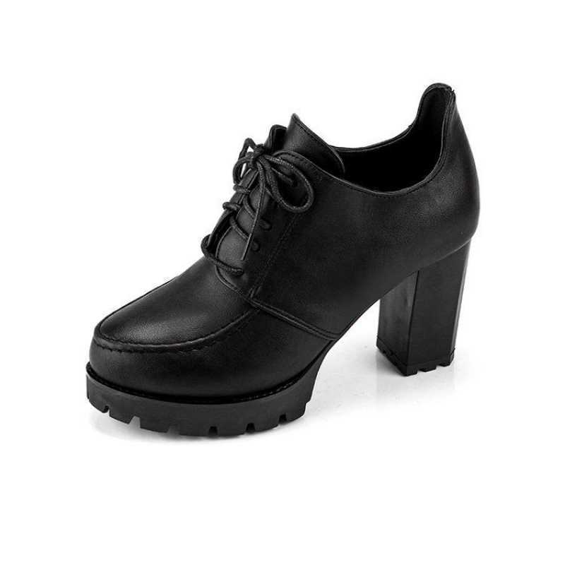 Women’s Platform High Heels with Thick Block Heels