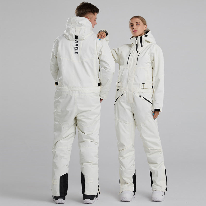 Waterproof Windproof Cotton-Filled Ski Suit, Multiple Colors