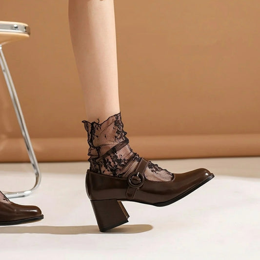 Mary Jane Shoes Women's  High Heels