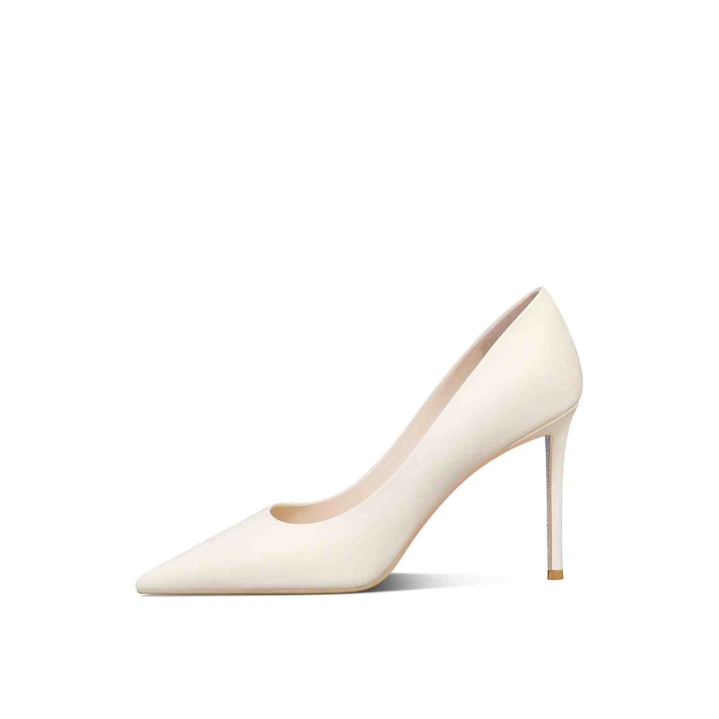 Pointed High Heels Stiletto Leather Pumps