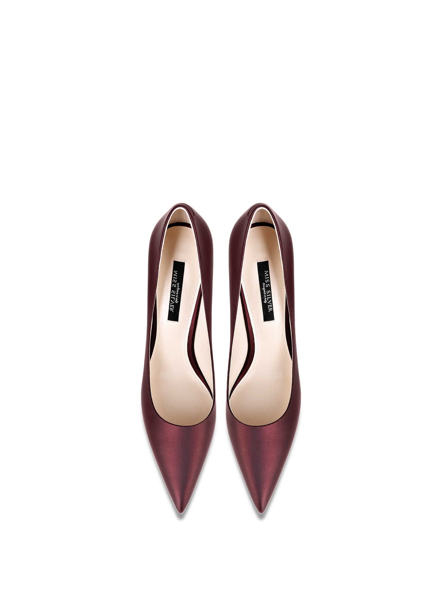 Pointed High Heels Stiletto Leather Pumps