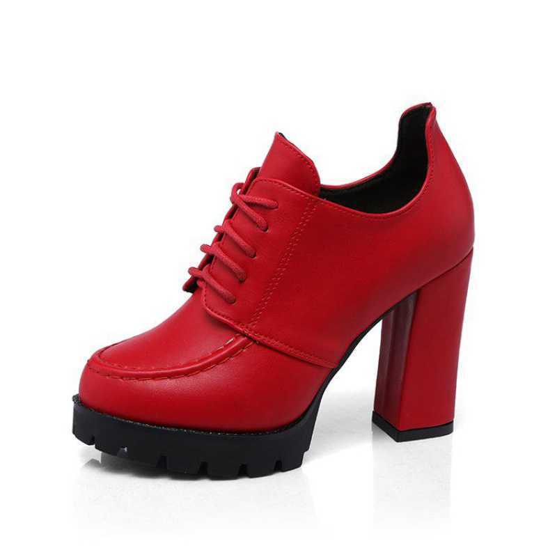 Women’s Platform High Heels with Thick Block Heels